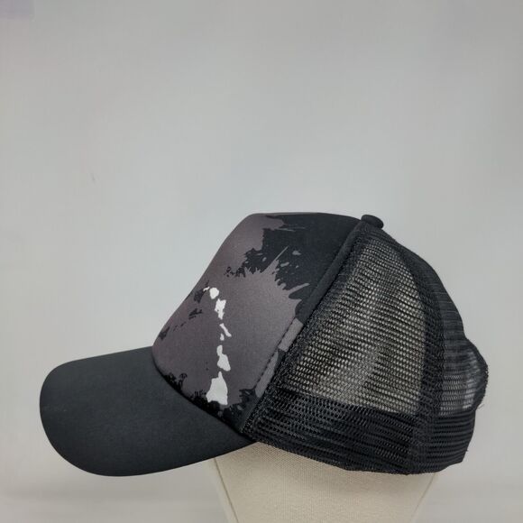 Surfware Hawaiian Classics Snapback Trucker Hat Black OSFA Adjustable Mesh Back - Picture 3 of 10